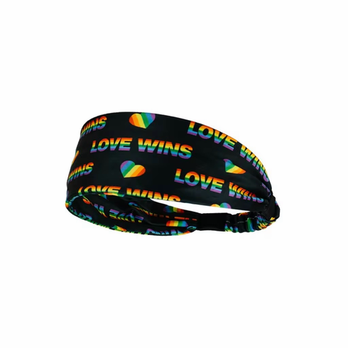 Headband - Wide Elastic/Love Wins One Size