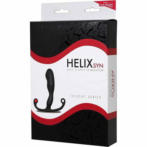 Helix Syn P-Spot Stimulator Black 4" Silicone