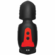 Helmet Humper Gyrating & Vibrating Rechargeable Silicone Masturbator 5.6" Black/Red