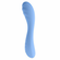Hit The Mark Rechargeable Silicone Curved Vibrator - Blue