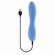 Hit The Mark Rechargeable Silicone Curved Vibrator - Blue