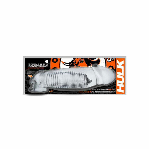 Hulk Gargantic Cocksheath Clear 9.5" TPE/TPR/ABS
