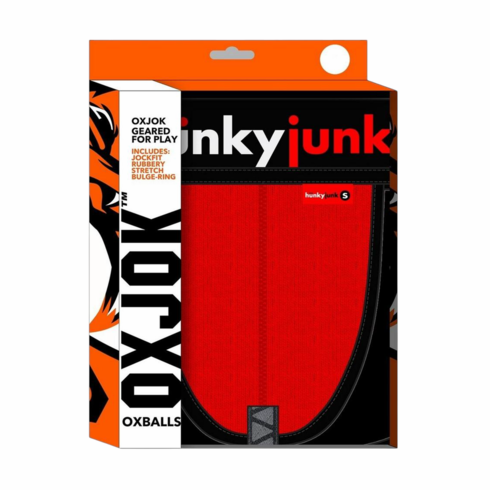 Hunker Comfy Pouch Slider-Strap Jock Red Hot