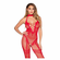 In The Mood Crotchless Bodystocking Red One Size Bodystockings