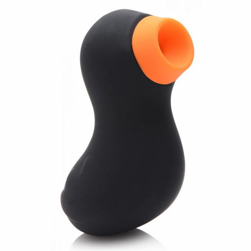 Inmi Sucky Ducky Silicone Rechargeable Clitoral Stimulator Black 3" Silicone