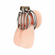 Inverted Micro Jail Time Chastity Cock Cage Silver One Size Stainless Steel