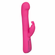Jack Rabbit Elite Beaded G Rabbit Silicone Rechargeable Vibrator with Clitoral Stimulator Pink 5.2" Silicone