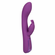 Jack Rabbit Elite Warming Rabbit Rechargeable Silicone Vibrator with Clitoral Stimulator Purple 5" Silicone