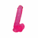 Jelly Love Dildo - Pink Pink 9" TPE/TPR/ABS