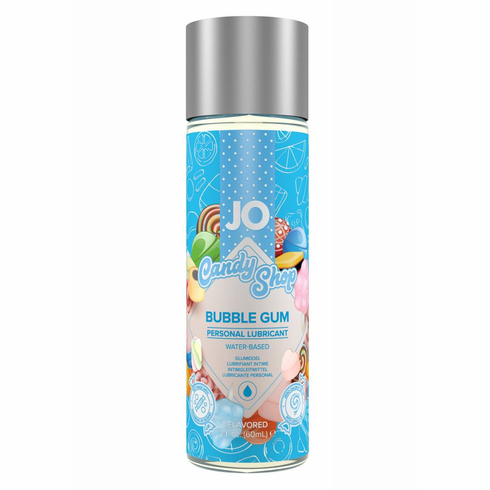 JO H2O Candy Shop Flavored Lube 2 oz Bubble Gum Water