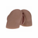 Kaya Bloom Dual Entry Bodyforms Masturbator TPE/TPR/ABS 8.6" Brown