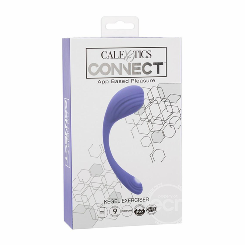 Kegel Exerciser Rechargeable Silicone Stimulator with Remote Purple 3" Silicone Remote