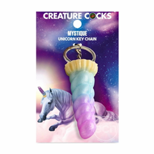 Key Chain - Mystique Unicorn  Multicolor 3" Silicone