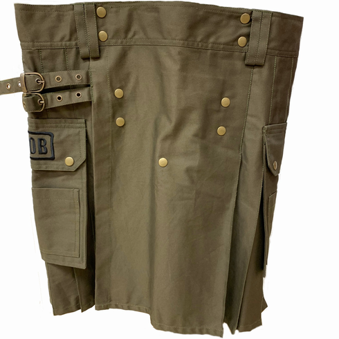 Kilts - Solid Colors Olive Green