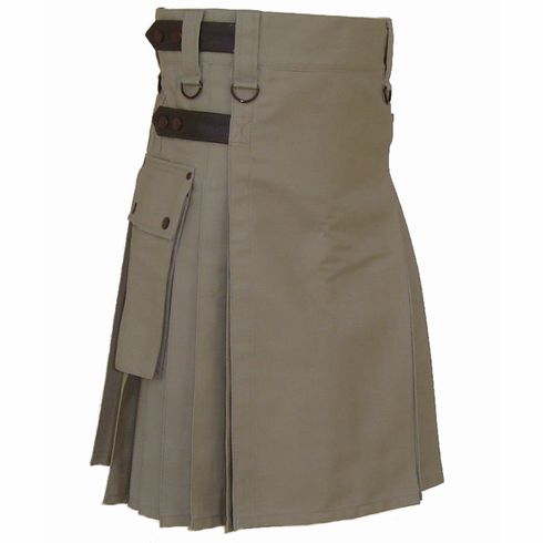 Kilts - Solid Colors Tan/Brown