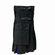 Kilts - Solid Colors with Rainbow Inlets Black
