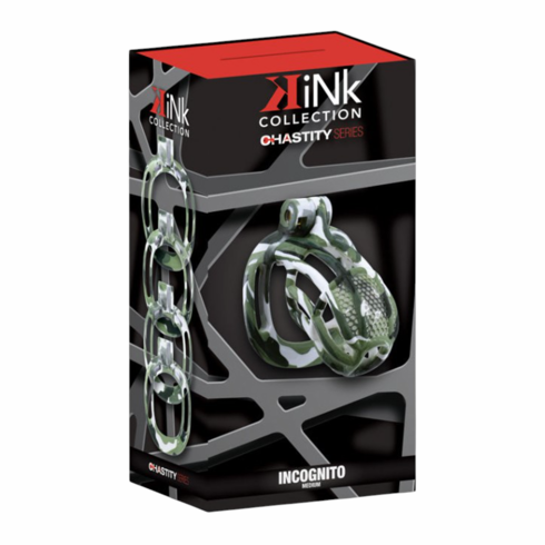 Kink Chastity Series Incognito Cock Cage Camoflouge M Resin
