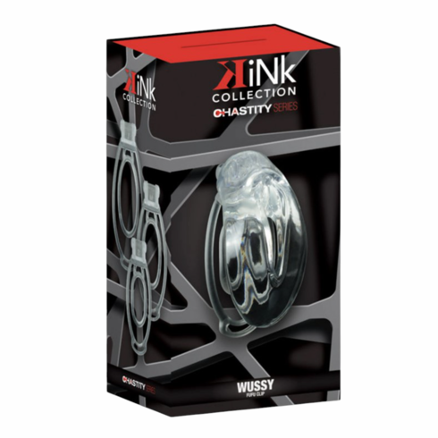 Kink Chastity Series Wussy Cock Cage Clear One Size Resin