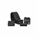 Kinky Sex Chaise with Love Pillows Black 60"