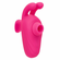 Kissing Bunny Rechargeable Silicone Vibrator Pink 3.7" Silicone