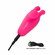 Kissing Bunny Rechargeable Silicone Vibrator Pink 3.7" Silicone