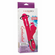 Kissing Butterfly Rechargeable Silicone Thrusting and Rotating Vibrator with Clitoral Stimulator Pink 5" Silicone