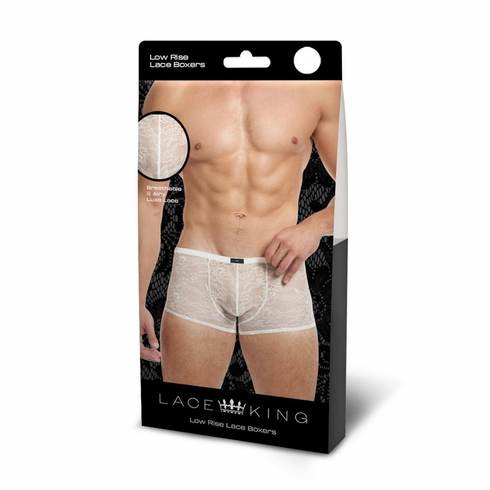 Lace King Lace Boxers White
