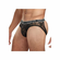 Lace Nights Open Back Brief Black