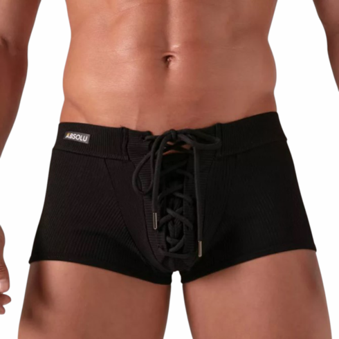 Laced Trunks Black