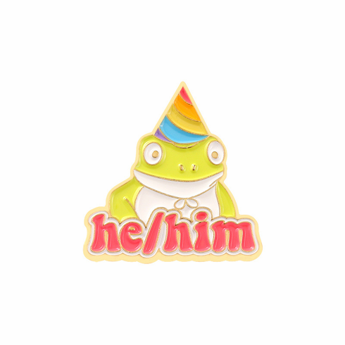 Lapel Pins - He/Him Multicolor