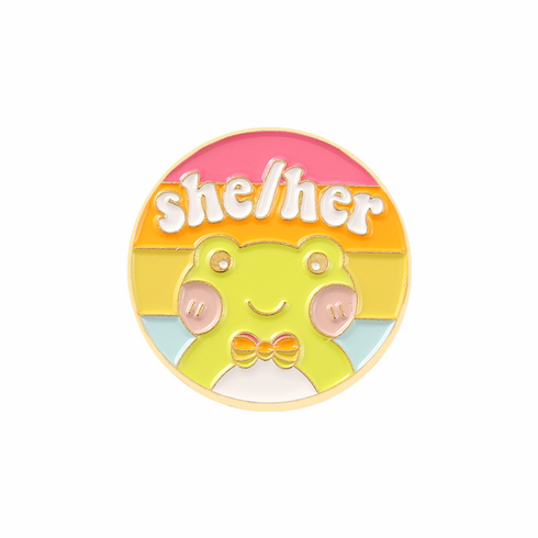 Lapel Pins - She/Her Multicolor