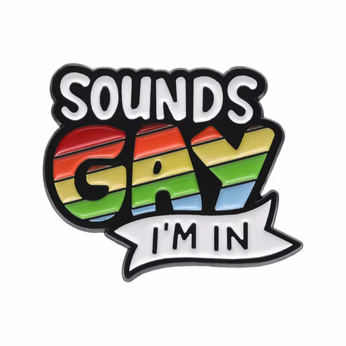 Lapel Pins - Sounds Gay Multicolor
