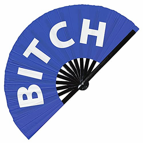 Large Clack Fans - Bitch Blue 13"
