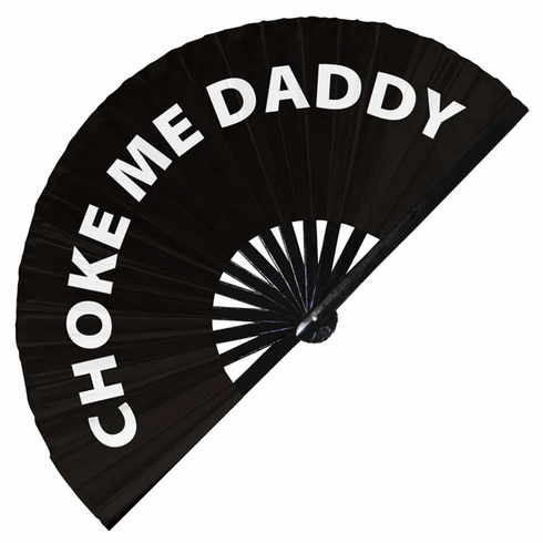 Large Clack Fans - Choke Me Black 13"
