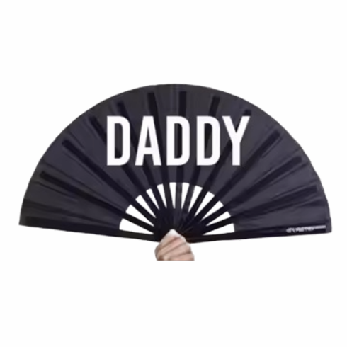 Large Clack Fans - Daddy Black 13"
