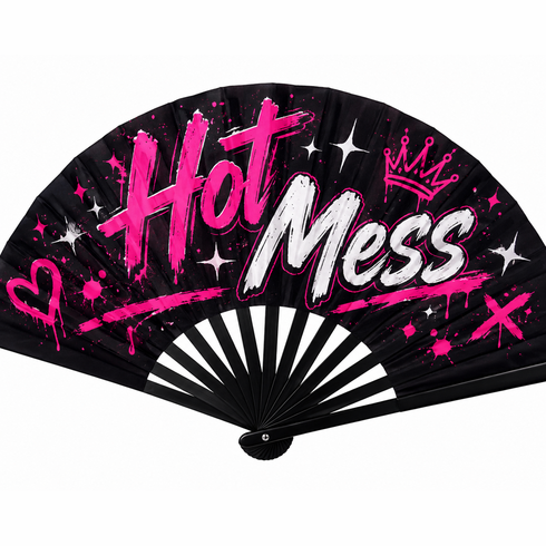 Large Clack Fans - Hot Mess 13"