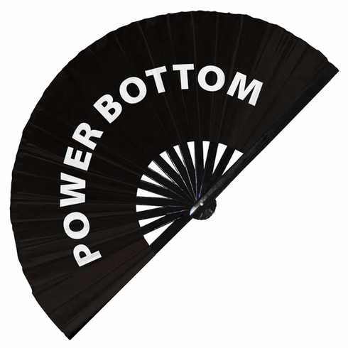 Large Clack Fans - Power Bottom Black 13"