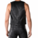 Leather Bar Vest Black