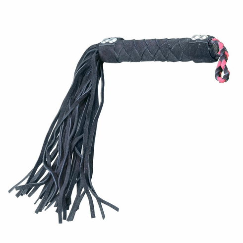 Leather Flogger 15" Black 15" Leather