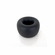 Liquid Silicone Ball Stretcher with Steel Motion Balls Black 1.3" Silicone