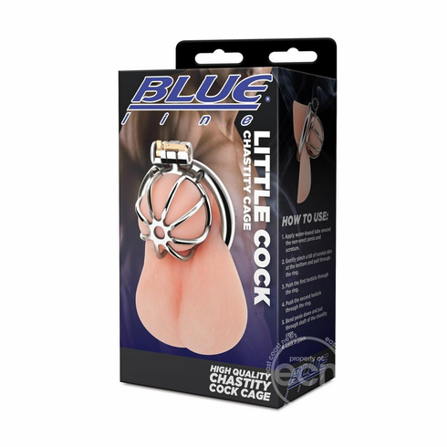 Little Cock Chastity Cock Cage Silver One Size Stainless Steel