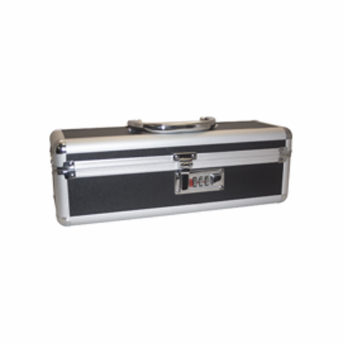 Lockable Vibrator Case - Medium Black 4" x 12"