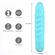 LOLA USB Rechargeable Silicone 10-Function Vibrating Twisty Bullet Teal Blue 3.5" Silicone