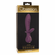 Lover Rechargeable Silicone Dual Vibrator Purple 5" Silicone