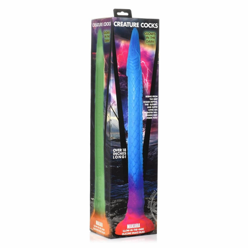 Makara Silicone Snake Dildo Multicolor 16" Silicone
