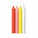 Make Me Melt Warm-Drip Candles 4/pk Multicolor 7.2"