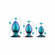 Matrix Metaverse Plug Kit - 3 pc set Millenium Blue Silicone