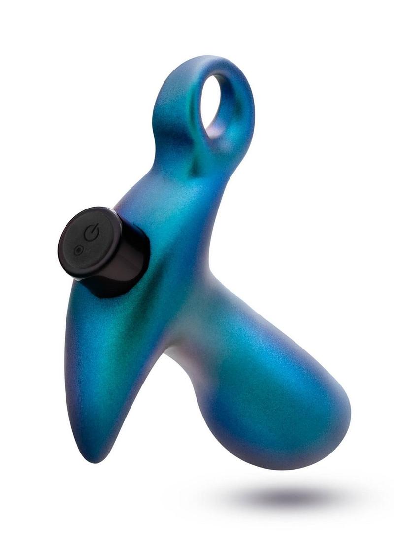 Matrix Teleportation Plug Rechargeable Silicone Anal Plug - Lunar Blue ...