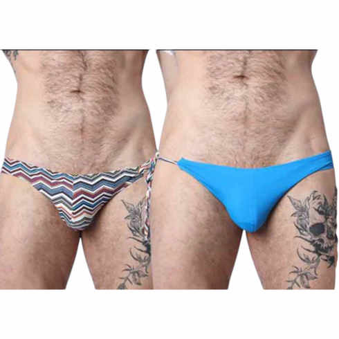 Maui Reversible Swim Tie Bikini Turquoise