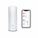 Max 2 Rechargable Masturbator Clear/White 9.5" TPE/TPR/ABS